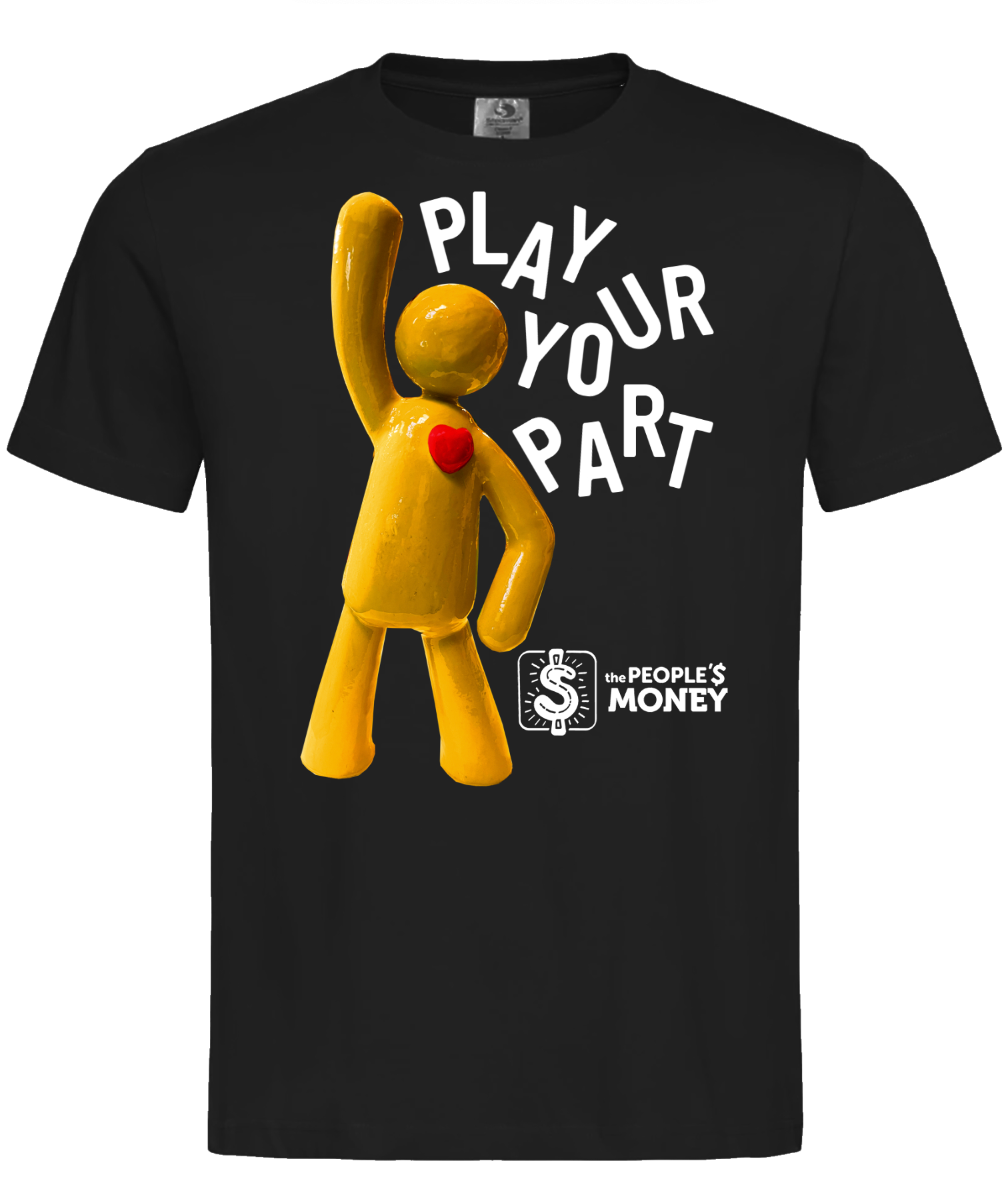 PLAY YOUR PART - Short Sleeve T-shirt (black)